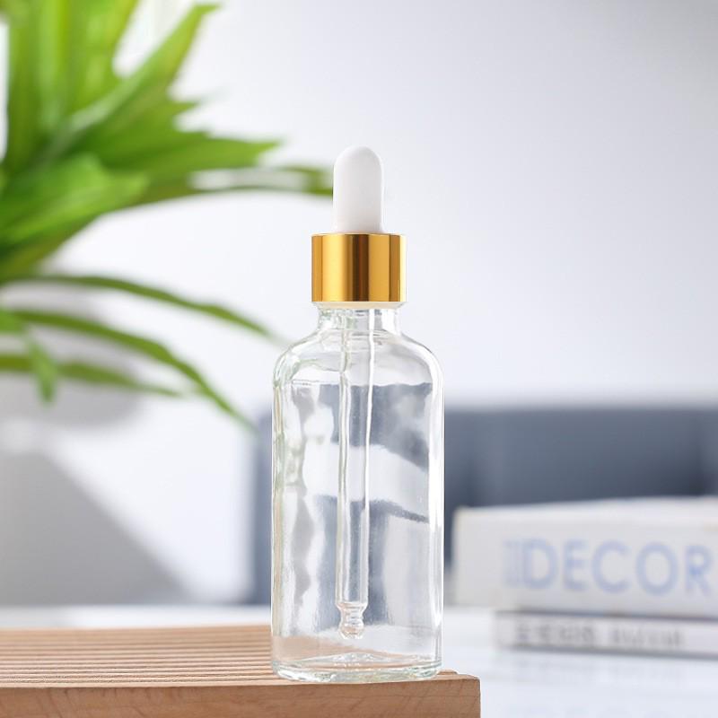 Матовая стеклянная флакон-капельница для эфирных масел и сывороток 100ml