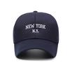 Spring Autumn Outdoor 100% Cotton Twill 6 Panel Adjustable Breathable Waterproof Metal Buckle NEW YORK NY Letter Curved Sporty
