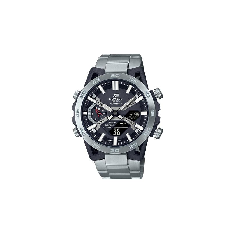 

Casio CASIOEDIFICE Series Business Casual Solar Bluetooth Waterproof Quartz Movement Steel Strap Japanese and Korean Watch Men s Watch ECB-2000YD-1APR серебряный