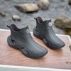 Summer New Rain Boots Rain Shoes Men's Short Tube Waterproof and Non-slip PVC Water Shoe Cover Outdoor Wear-resistant Work Shoes