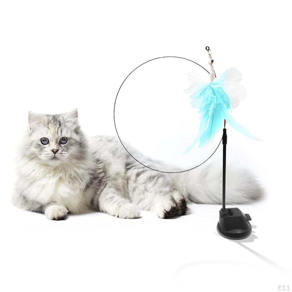 cat Toy W/ Suction Cups Pet Toys for Games IQ Training Indoor