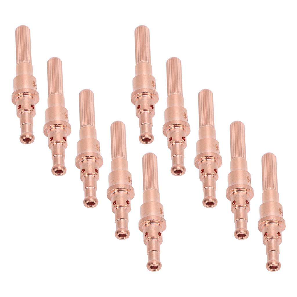 10PCS Plasma Electrodes 98215 Brass Electrode Replacement for Thermal Dynamics SL60 SL100 Cutting