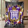 Anderlecht FC Weiche Flanell-Fleece-Decke Leicht Gemütlich Warm Überwurfdecke für Sofa Bett Heimdekoration