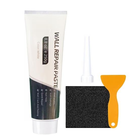 Efficient Drywall Repair Kit with Scraper, Wall Repair Paste Tube, Quick-Drying Wall Mending Agent, Wall Repair Paste, Multi-Functional Patch Paste