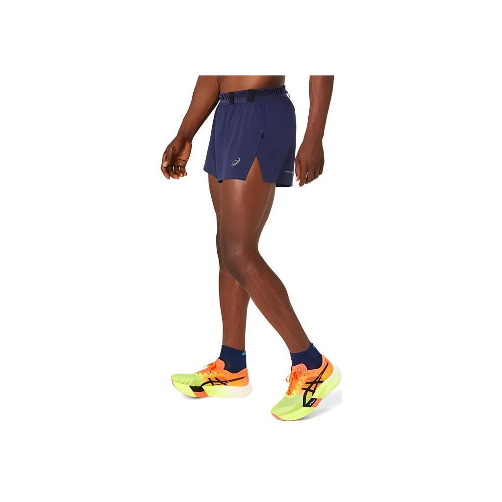 Asics Actibreeze Series Breathable Comfortable Stylish Running Shorts Men shorts Dark-Blue 2011C832-400