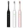 Rechargeable Waterproof Ultrasonic Electric Toothbrush with Soft Bristles for Adults & Children