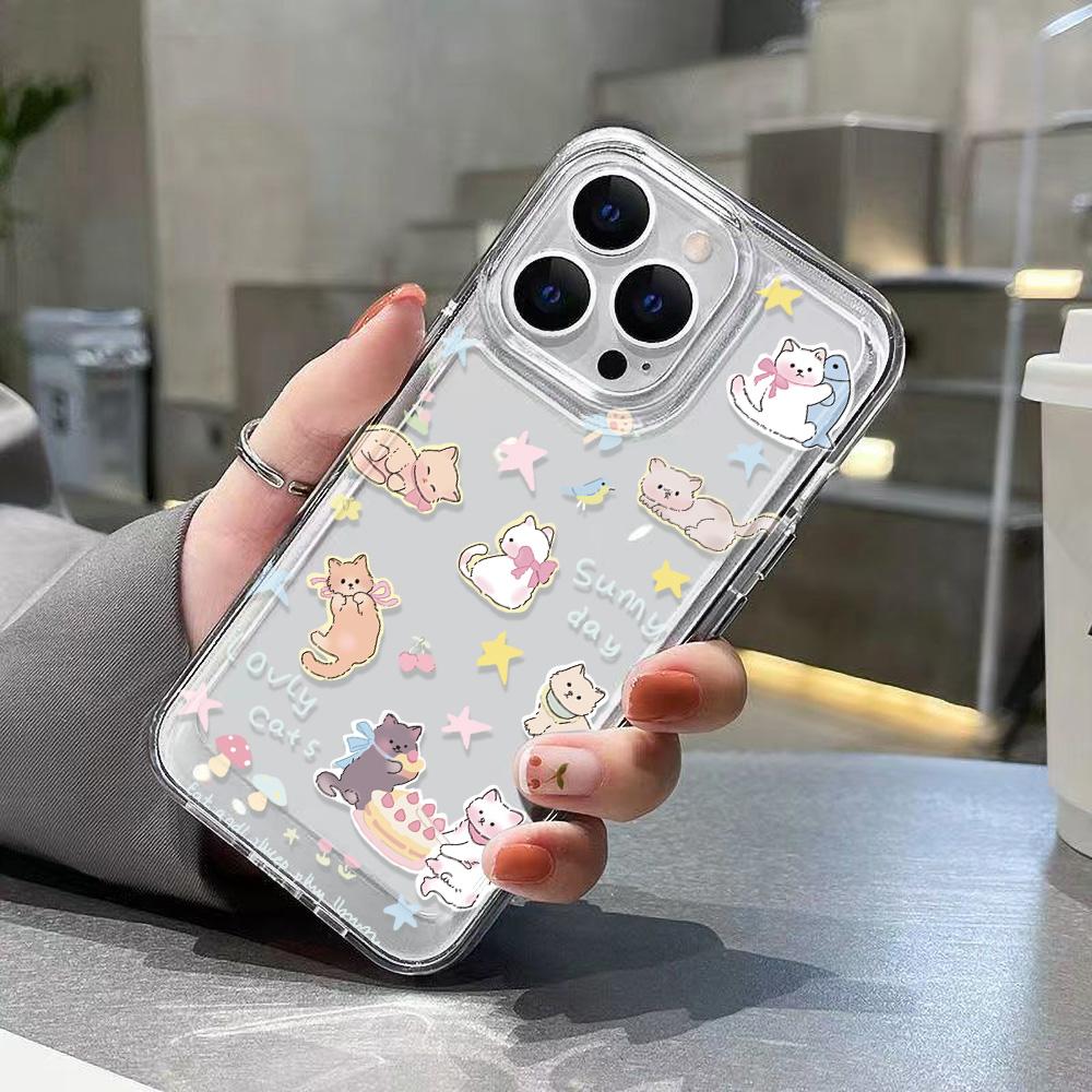 Drop-Proof Phone Case for iPhone 11 12 13 14 15 16 iPhone 14 15 16 Pro Max Samsung A16 A35 A36 A54 A55 S25 Xiaomi 11T