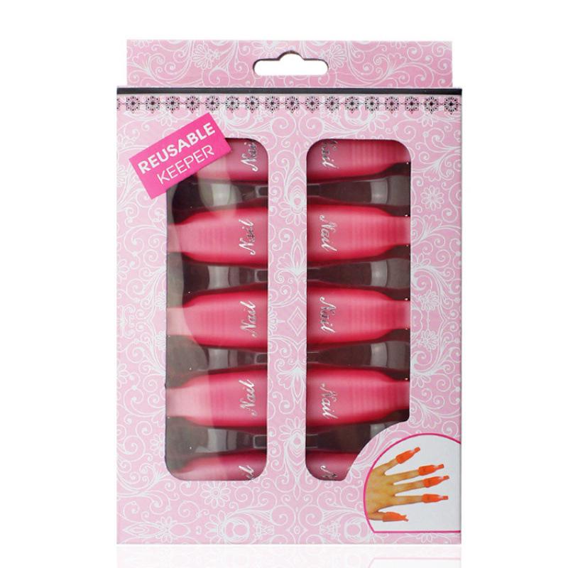 Nail Polish Remover Pack: Includes Clips, Cotton Towel, Phototherapy Remover, 10 Pieces