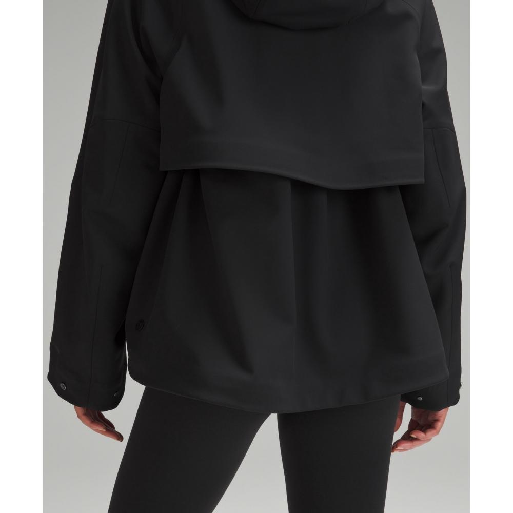 Lululemon Repelshell Cinch Back Rain Jacket Black