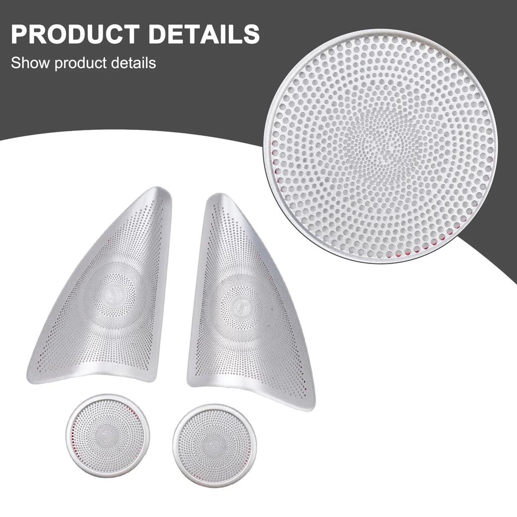 Door Speaker Cover Trims Auto Door Speaker Cover For Mercedes Interior Upgrade Automotive Adhesive Tape Front And Rear Covers