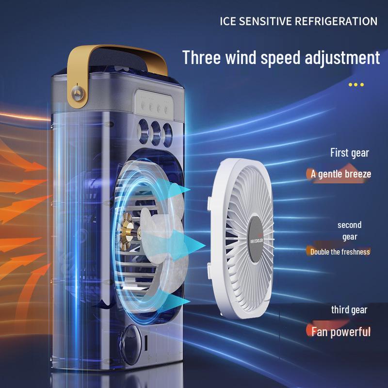 Three-Speed Silent Cooling Desktop Fan with Timer