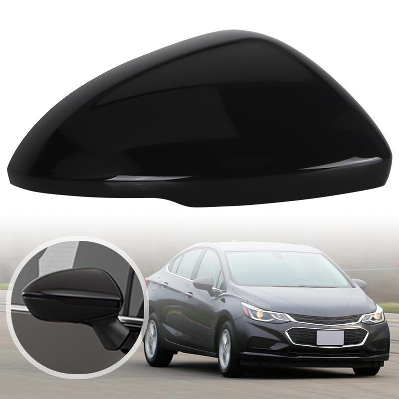 

Глянцевий чорний корпус кришки дзеркала заднього виду на двері Для Chevrolet Cruze 2017 2018 Замінна частина Ковпачок корпусу кришки бічного дзеркала 1pc Right