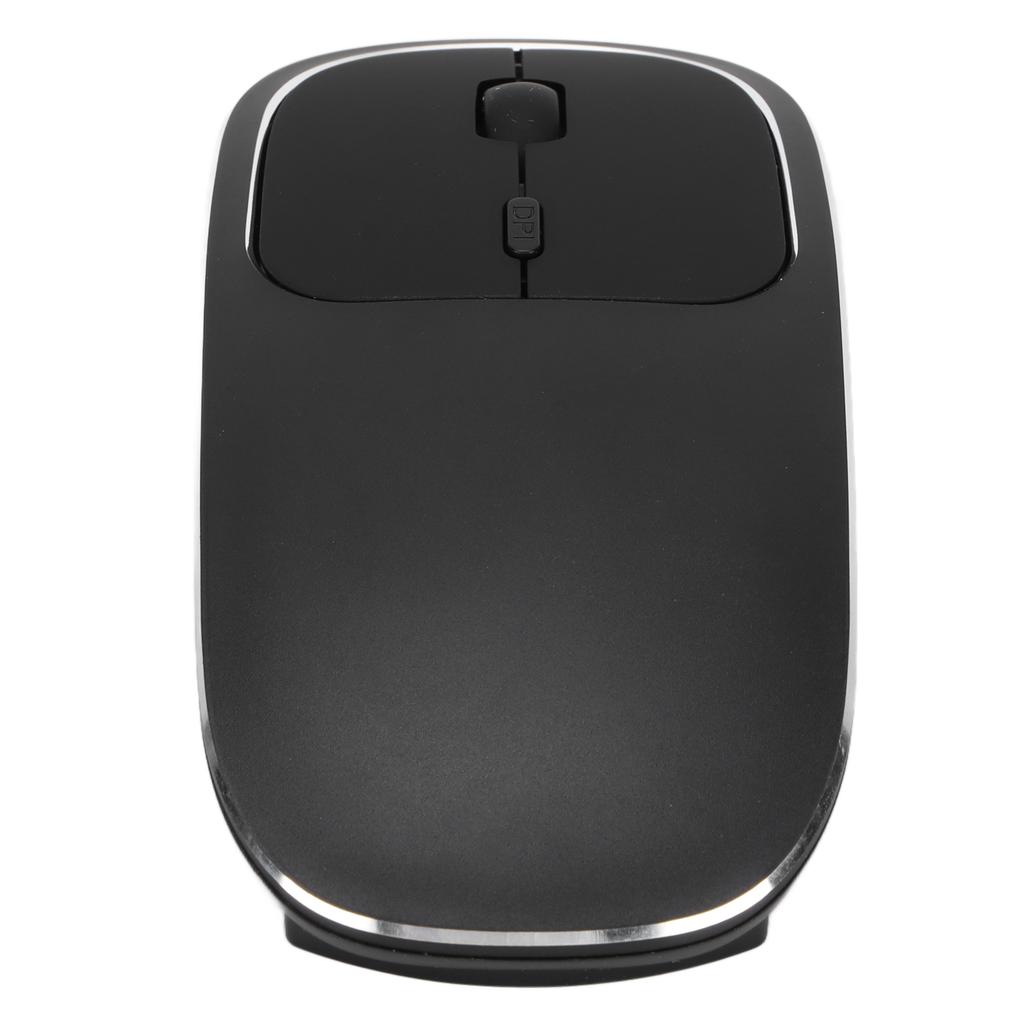 Wireless Mouse 2.4GHz Durable Portable Rechargeable Adjustable DPI Office Mouse with Type C Adapter for Home Travel