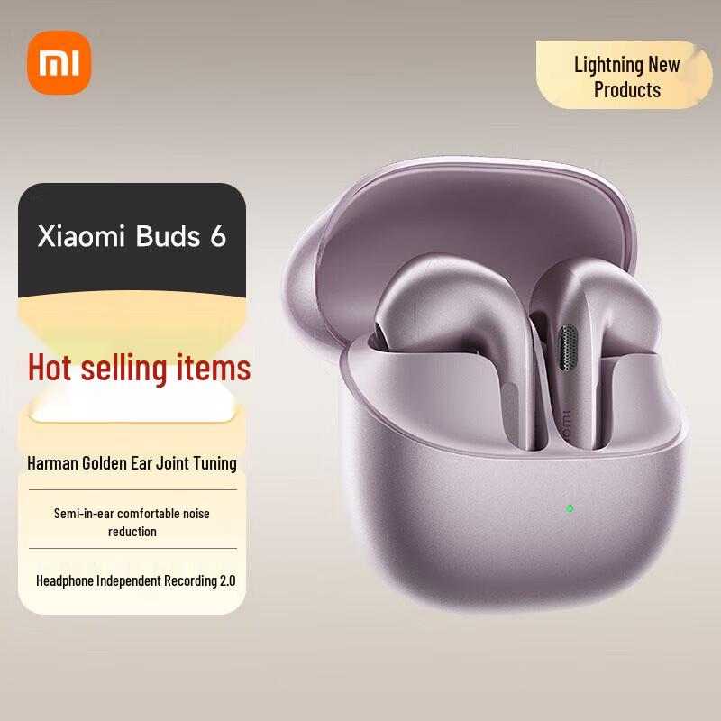 

Xiaomi Buds 6 Semi In-Ear Bluetooth Earbuds