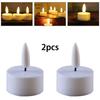 3D Flameless Tea Light Candles for Wedding and Church Decor Pack of 2/4/6/24