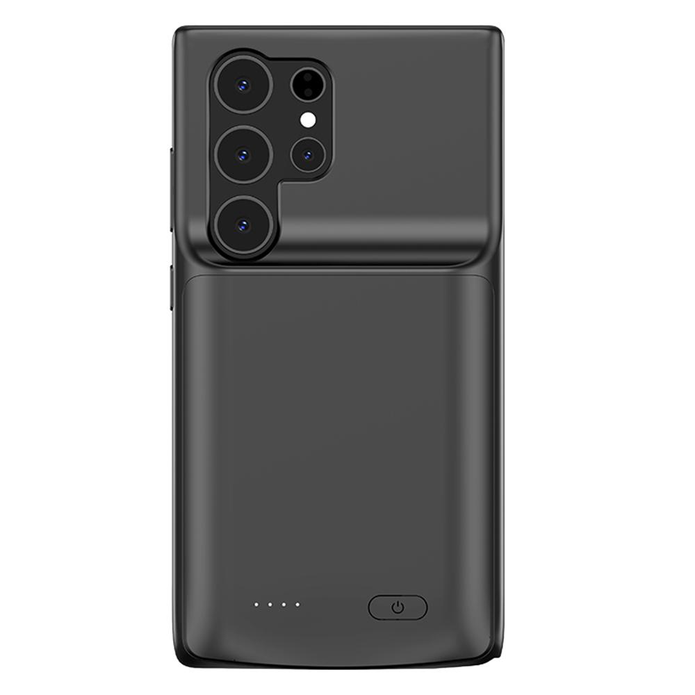 

ZHX-217 For Samsung Galaxy S24 Ultra Battery Case 5000mAh Protective Battery Pack Cover Soft Edge A
