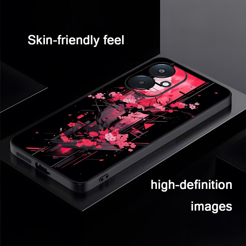 Cherry blossoms picture Art Phone Case For Xiaomi Redmi 14C 13C 12C Note14 13 12 11 10 Pro Plus S Soft Black Phone Cover