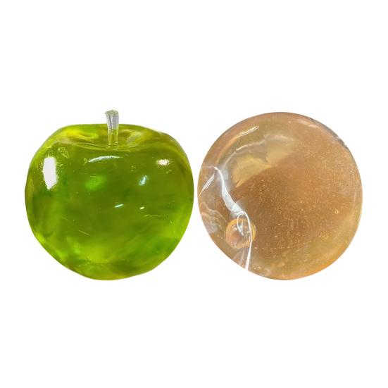 Stress Relief Fruit Squeeze Toy Portable Travel Slow Rising Fruit Sensory Toy Kids Adults Anxiety Relief Soft Stress Ball Fruit Pinch Fidget Toy