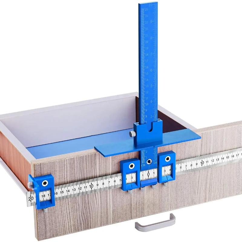 ALLSOME Cabinet Hardware Jig Template Tool Drawer Pull Jig Cabinet Jig  for Handles and Pulls