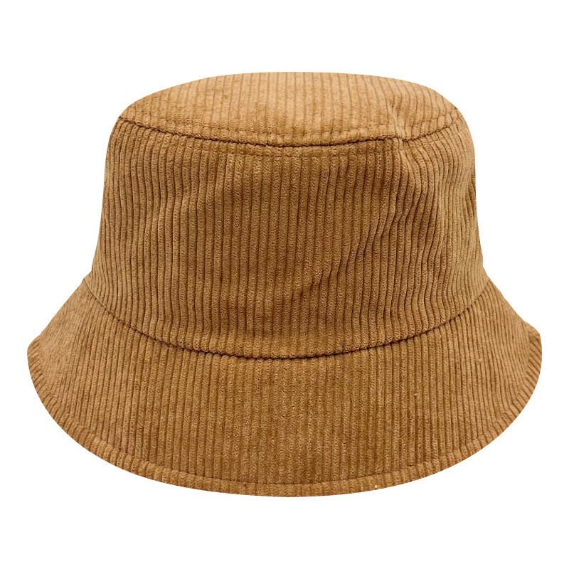 Winter Vintage Bucket Hat Couples Solid Color Insulated Breathable Sunshade Hat