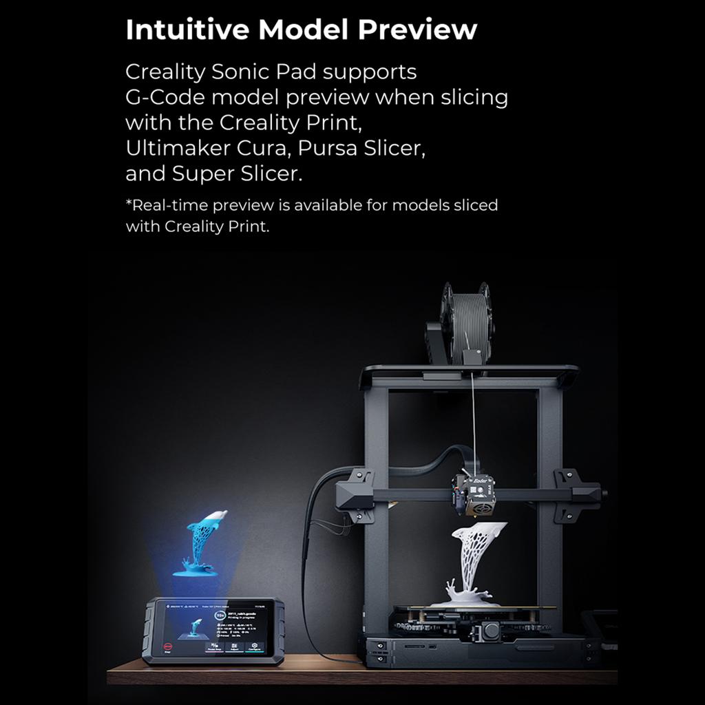 Creality 3D Sonic Pad για τρισδιάστατο εκτυπωτή FDM με πολλαπλές διεπαφές, οθόνη αφής 7" RAM 2G ROM 8G