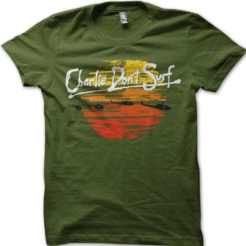 Хлопковая футболка Charlie Dont Surf Apocalypse Now Вьетнам XL