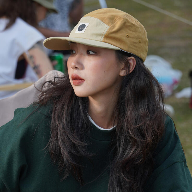 WASC 5-Panel Signature Label Camp Cap C2 Beige C2 BEIGE