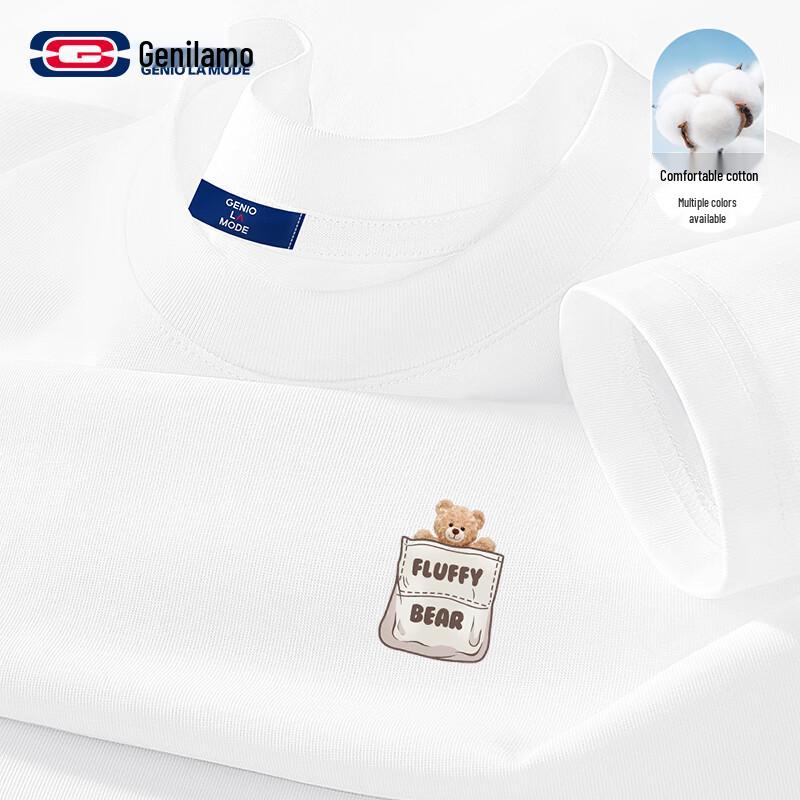 GENIOLAMODE Men s Long Sleeve Round Neck Cotton T-Shirt 3XL