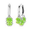 925 Silver Four Leaf Clover Pendant Green Lucky Charm Beads DIY Jewelry for Women Bracelet Making Diy