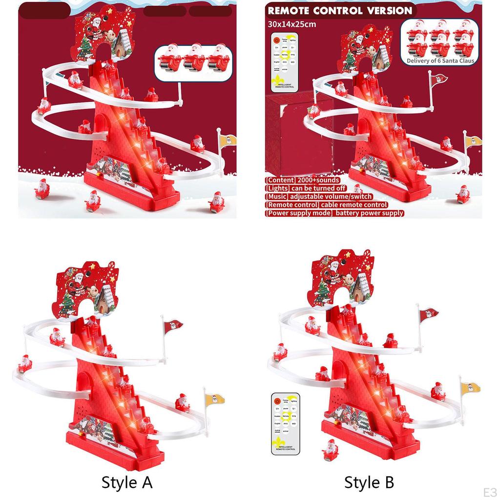 3 Pieces Electric Climbing Decoration Animated Reusable PP Ornament Christmas Party Suitable for