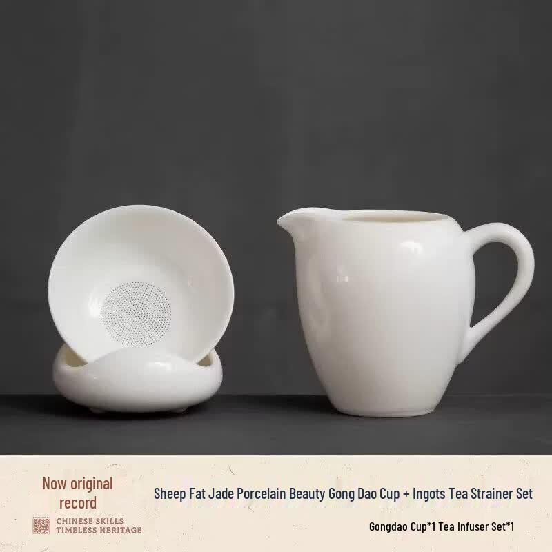 Dehua White Porcelain Gaiwan Tea Set