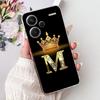 For Xiaomi Redmi Note 13 Pro Plus 5G Case Soft Silicone Cover Cute 26 Letters Phone Cases For Redmi Note13 Pro+ ProPlus Fundas