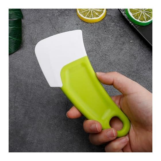 Scraper, Kitchen Silicone Spatula, Dirt Removal Scraper, Cleaning Spatula, Resin Spatula, Butter Scraper, Heat Resistant, For Dish Washing, Pot