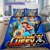 One Piece Pattern Bedding Quilt Set Quilt Cover Pillowcase Home Birthday Gift(1 * duvet cover + 2 * pillowcase, without core)