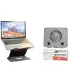 360° Rotating Laptop Stand with Detachable RGB Fan and Cooling Support