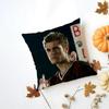 SStefan Salvatore Cushion Cover Washable Linen Pillowcase Soft  for Daily Sofa Bed Home Room Decor