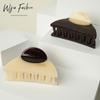 WJia Premium Thickened Semi-Circular Acetate Hair Claw Clip for Women