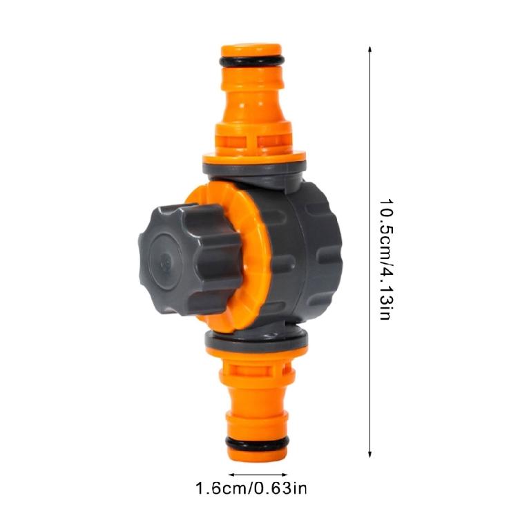 Adjustable Locking Garden Hose Connector Rotatable Design High Flows Rate Fitting Suitable For Efficient Water Transfer