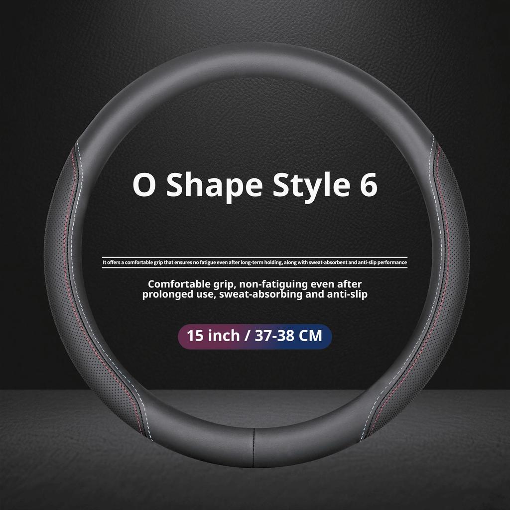 Sport Style Steering Cover For BYD Atto 3 Dolphin Seal Han Tang Seal U Dolphin Mini Shark 37‑38CM Premium Touch Car Accessories