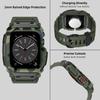 Sport Case+Strap for Apple Watch Band 8 7 45mm Waterproof Drop-Resistant Iwatch Series 6 SE 5 4 3 2 44mm 42mm Mod Kit Correa