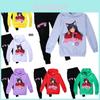 Aphmau Print Kids Cotton Cartoon Hoodie And Long Pants Set For Winter And Spring Playwear