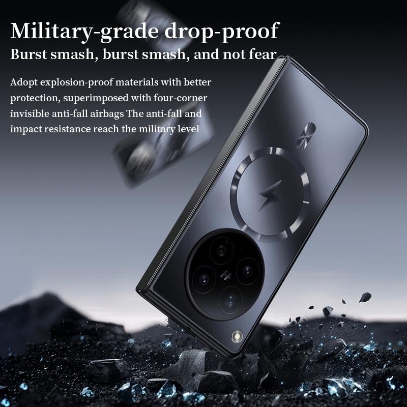 For OPPO Find N6 Magsafe Wireless Charging Adsorption Case For OPPO Find N6 N 6 Matte Frameless Slim Lens Protection Phone Cover