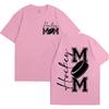 Hockey Mom Tshirts for Women Short Sleeve Tees Fashion Front and Back Printed Game Day Vibes Graphic Yk Tops FeUnisex Clothing