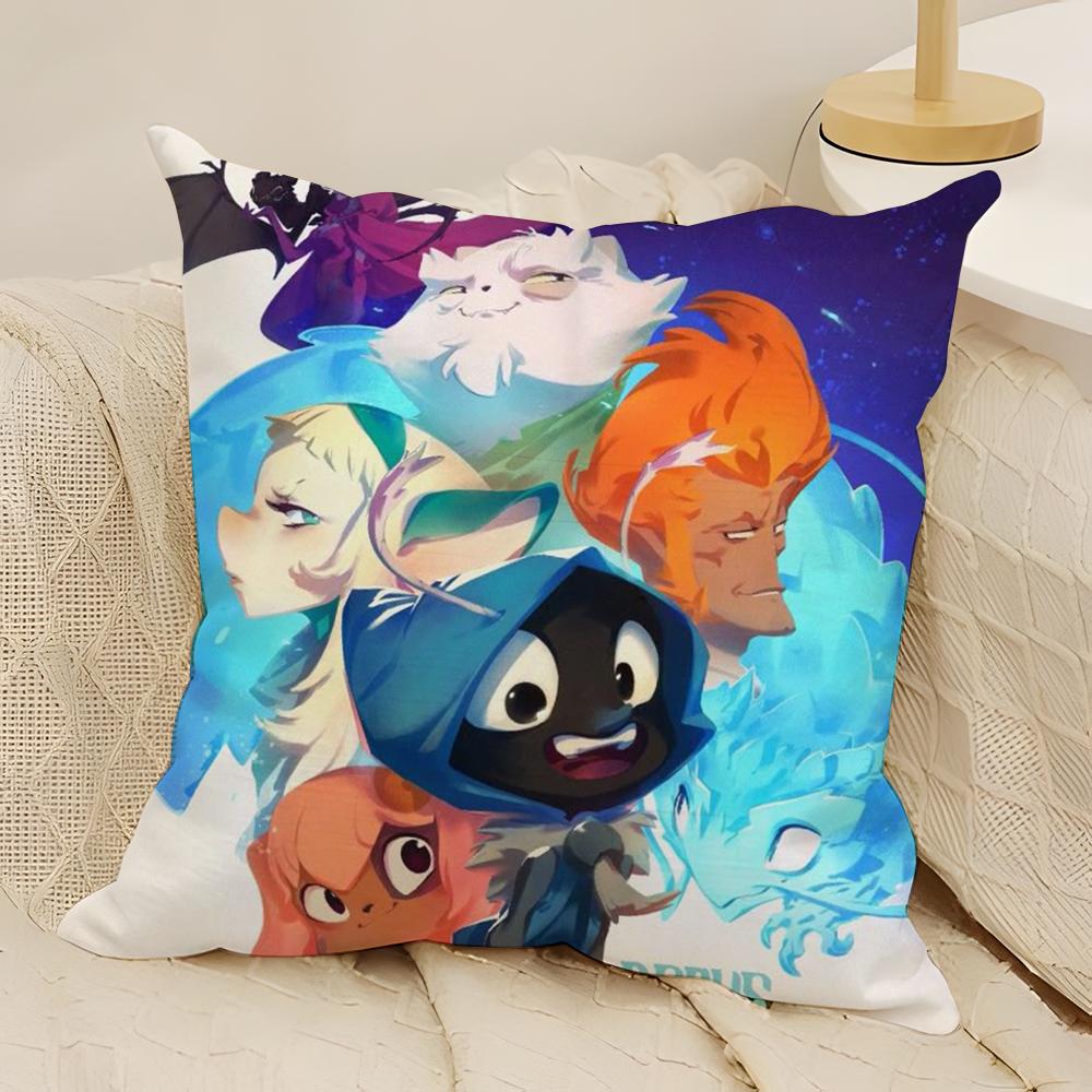 Hot Game D-DofusS Pillow Case Natural Linen Double-Sided Printing Sofa Home Decor Cushion Cover
