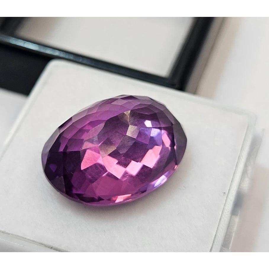 Oval Cut Purple Pink Sapphire 16-18 Ct Beautiful Certified Loose Gemstone