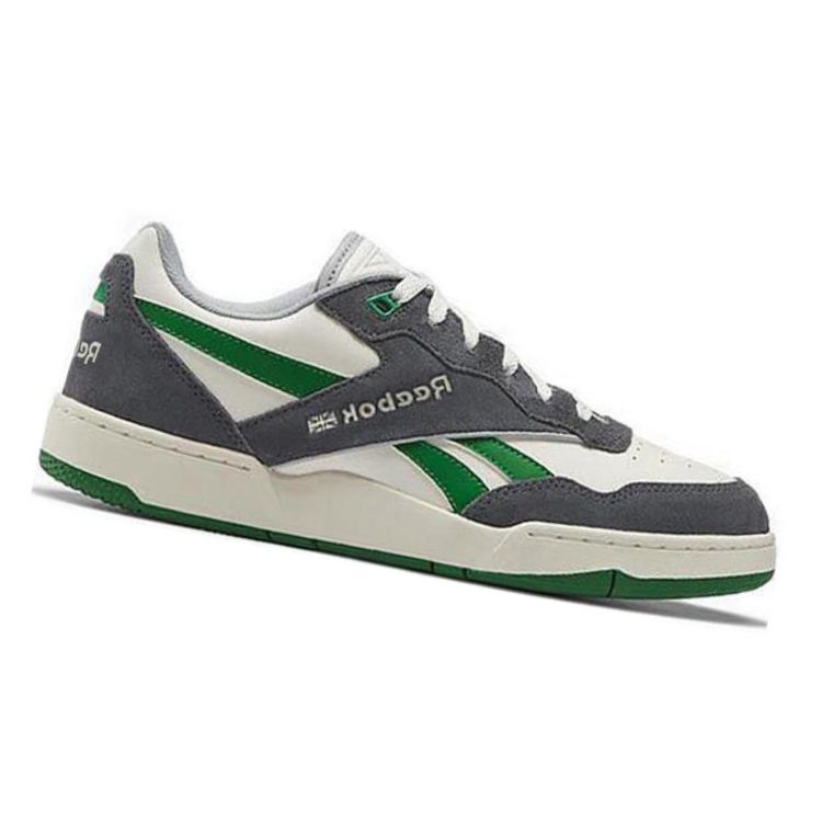 Reebok BB 4000 II Unisex Classic White Pure Grey Glen Green IG4790