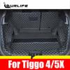 Leather Car Trunk Mats Cargo for Chery Tiggo 4 e 5x Pro DR 5.0 2023 2022   rear boot Carpet Pad Cover Accessories