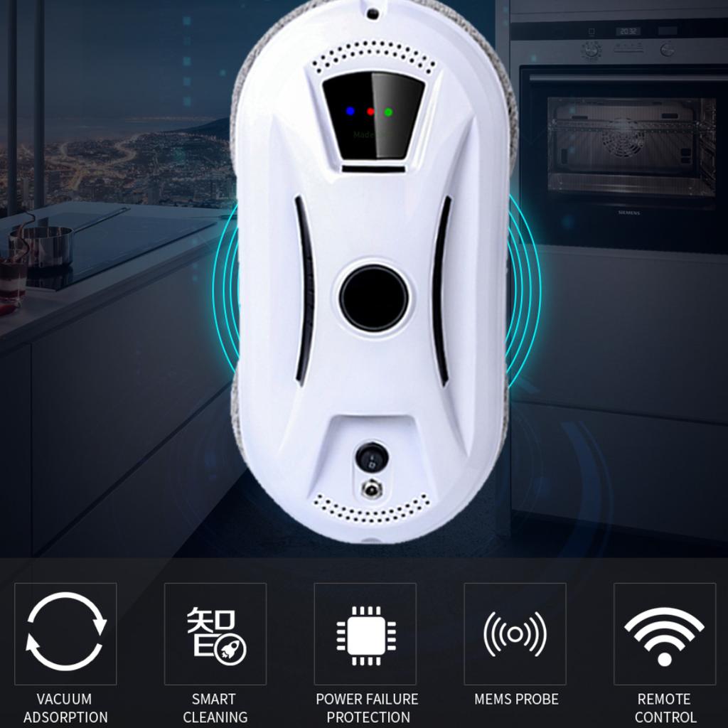 Aspirador de pó robô ultrafino, limpador de janelas, limpador de janelas elétrico, vidro, limpiacristales, controle remoto para casa