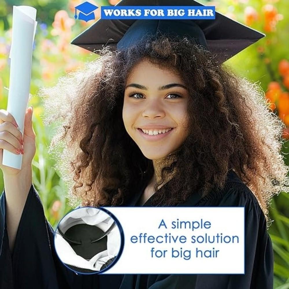 Non-Slip Graduation Cap Headband Protective Hairstyle Hat Accessories  Graduation Season