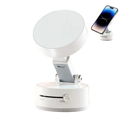Magnetic Phone Holder with Vacuum Suction Cup 360 Degrees Rotating Universal Hands-free Portable Travel Folding Mobile Phone Mount